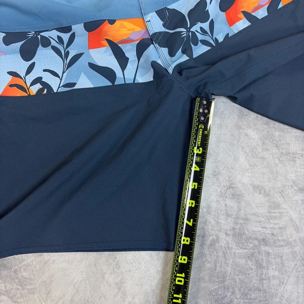 Billabong Tribong Pro Board Shorts Mens 32 Blue Tropical Floral Recycler